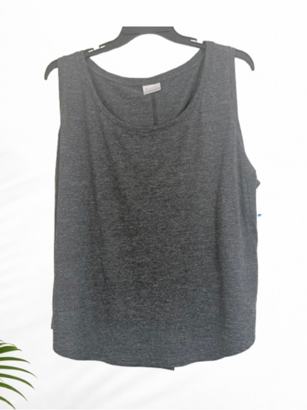 Columbia Omni Wick Tank Top Womens 2X Gray Space Dye NWT Plus Size